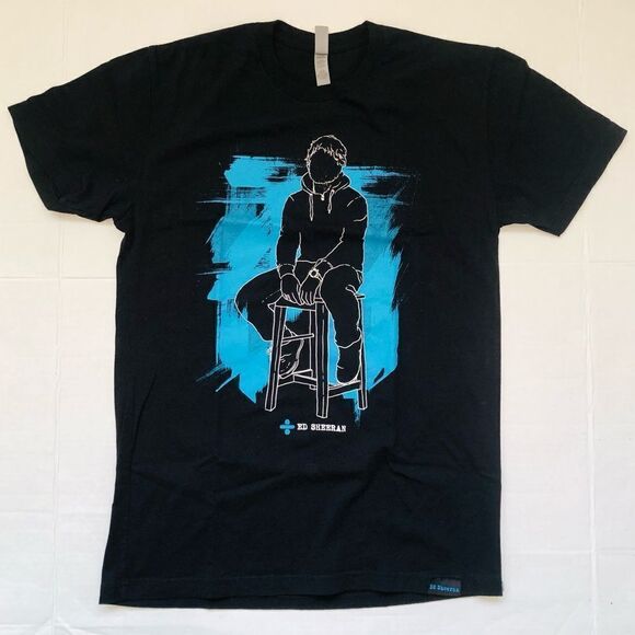 None Other - Ed Sheeran Black Divide tour shirt (S)